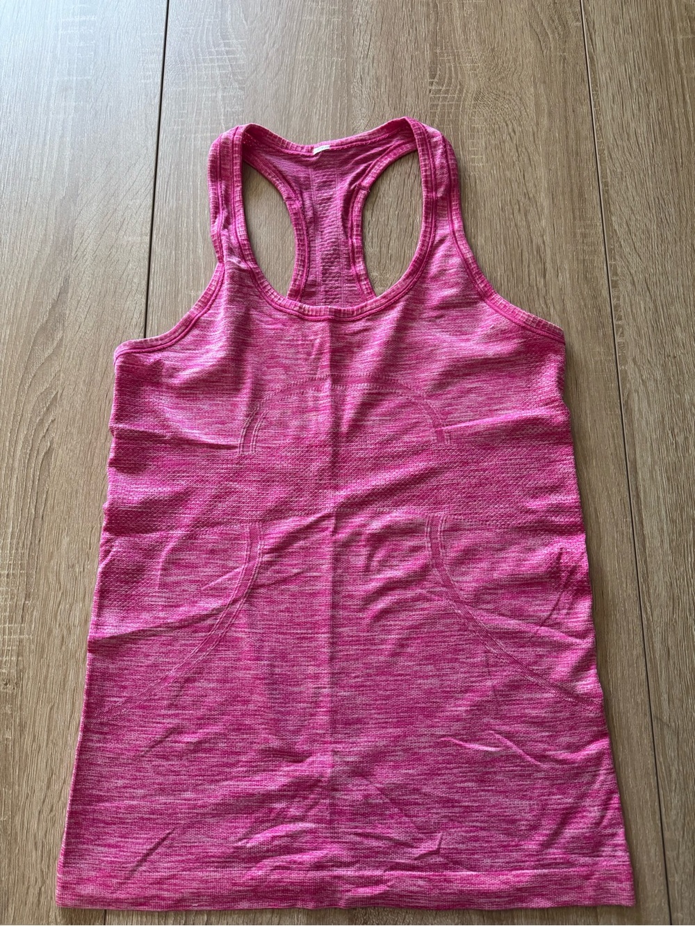 lululemon athletica Heathered Pink Racerback Tank
